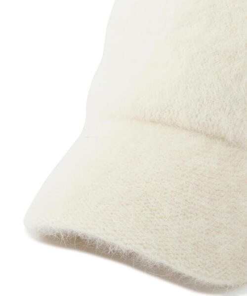 EDIT COLOGNE（エディットコロン）の「シャギーキャップ（キャップ・レディース・ホワイト/ブラック・ﾌﾘ-）」の6枚目の写真