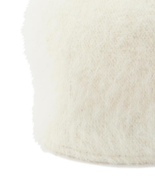 EDIT COLOGNE（エディットコロン）の「シャギーキャップ（キャップ・レディース・ホワイト/ブラック・ﾌﾘ-）」の7枚目の写真