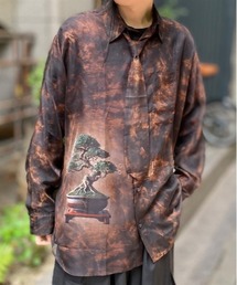 AXES-X（アクシーズエックス）の「タイ付盆栽シアーシャツ（シャツ/ブラウス）」