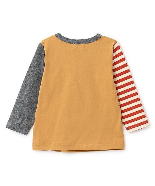 Love&Peace&Money（ラブアンドピースアンドマネー）の「【人気商品再入荷】【直営店で取り扱い無し】classic car刺しゅう長袖Tシャツ（Tシャツ/カットソー・キッズ・ブルー/キャメル・80ｃｍ/90cm/110cm/100cm/120cm/130cm）」の3枚目の写真