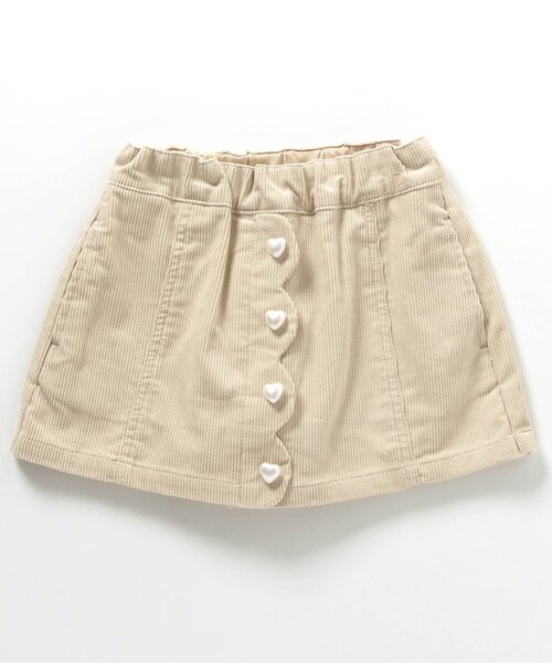 apres les cours（アプレレクール）の「スカラップスカート風キュロット（その他パンツ・キッズ・ベージュ/インディゴブルー・80/90/100/110/120/130/140）」の2枚目の写真