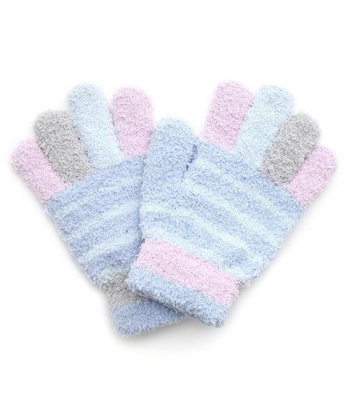 Ampersand(アンパサンド)の「カラフル マシュマロニット手袋(手袋・キッズ・ベージュ/チャコール/ネイビー/サックスブルー・95/120/140)」の12枚目の写真