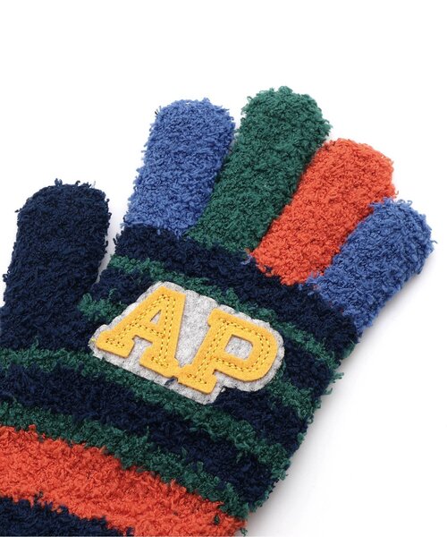 Ampersand(アンパサンド)の「カラフル マシュマロニット手袋(手袋・キッズ・ベージュ/チャコール/ネイビー/サックスブルー・95/120/140)」の13枚目の写真