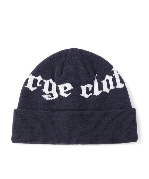 XLARGE（エクストララージ）の「OLD ENGLISH LOGO CUFF BEANIE（ニットキャップ/ビーニー・メンズ・ブラック/ブラウン/ネイビー・ONE SIZE）」の3枚目の写真