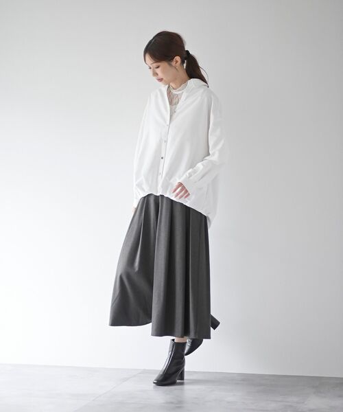 rps（アールピーエス）の「ジャガードタックワイドパンツ（その他パンツ・レディース・チャコールグレー/ブラウン/ブラック・フリー）」の21枚目の写真