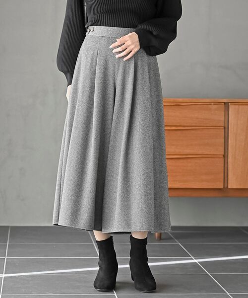 rps（アールピーエス）の「ジャガードタックワイドパンツ（その他パンツ・レディース・チャコールグレー/ブラウン/ブラック・フリー）」の16枚目の写真