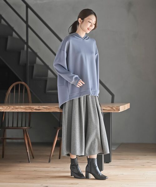 rps（アールピーエス）の「ジャガードタックワイドパンツ（その他パンツ・レディース・チャコールグレー/ブラウン/ブラック・フリー）」の8枚目の写真