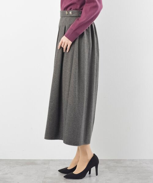 rps（アールピーエス）の「ジャガードタックワイドパンツ（その他パンツ・レディース・チャコールグレー/ブラウン/ブラック・フリー）」の5枚目の写真