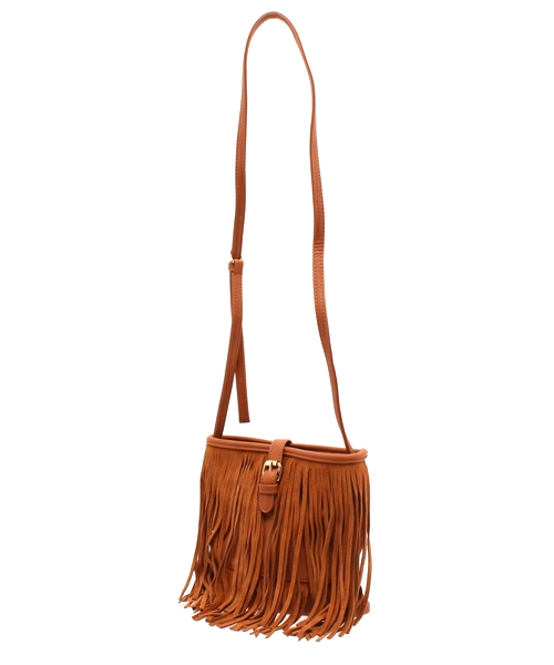 mystic（ミスティック）の「【mystic】縦長フリンジショルダー（ショルダーバッグ・レディース・ブラック/ベージュ/キャメル・FREE）」の14枚目の写真