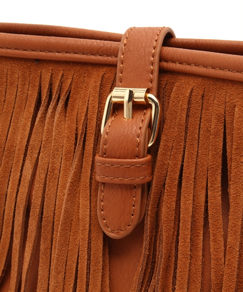 mystic（ミスティック）の「【mystic】縦長フリンジショルダー（ショルダーバッグ・レディース・ブラック/ベージュ/キャメル・FREE）」の10枚目の写真