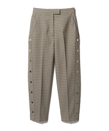 ESTNATION / ガンクラブチェック サイドドット パンツ