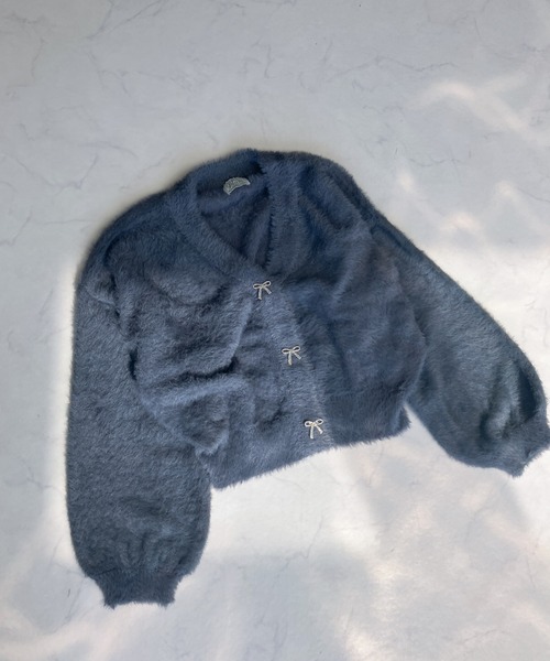 AS KNOW AS plus（アズノゥアズプラス）の「◇キラキラリボンボタン