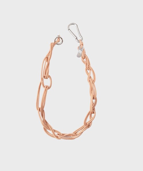小物 NATURAL DYED NYLONROPE CARABINER 01 NULABEL/ニューレーベル】NATURAL DYED NYLONROPE CARABINER 01