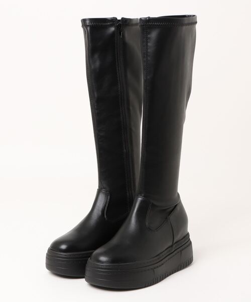 apres jour clair（アプレジュールクレア）の「【apres jour clair】ストレッチロングブーツ【ZOZOTOWN限定アイテム】（ブーツ・レディース・ブラック・LARGE/SMALL/MEDIUM/X-LARGE）」の7枚目の写真