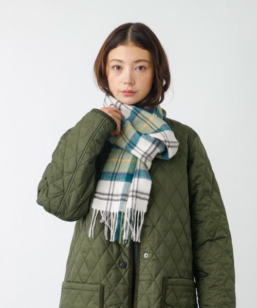 Barbour(バブアー)の「【BARBOUR/バブアー】タータンスカーフ / マフラー / ウール / チェック / ユニセックス / ギフト / WEB限定(ストール/ショール・レディース・ホワイト系その他2/ホワイト系その他/イエロー系その他/グリーン系その他/ブルー系その他/ピンク系その他/ブラック系その他・フリー)」の8枚目の写真