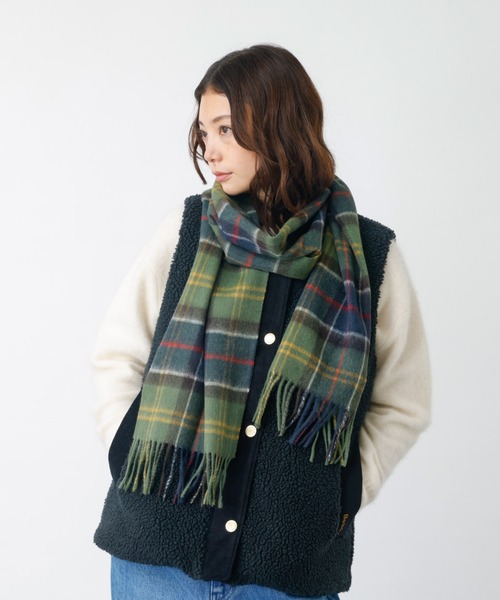 Barbour(バブアー)の「【BARBOUR/バブアー】タータンスカーフ / マフラー / ウール / チェック / ユニセックス / ギフト / WEB限定(ストール/ショール・レディース・ホワイト系その他2/ホワイト系その他/イエロー系その他/グリーン系その他/ブルー系その他/ピンク系その他/ブラック系その他・フリー)」の12枚目の写真