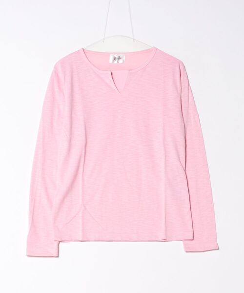 ARCHIVER（アーカイバ）の「【RDS】キーネックスラブ天竺カットソー（Tシャツ/カットソー・メンズ・ブラック/ライトピンク/ネイビー/グレー/ホワイト/カーキ・LARGE/X-LARGE/MEDIUM）」の22枚目の写真