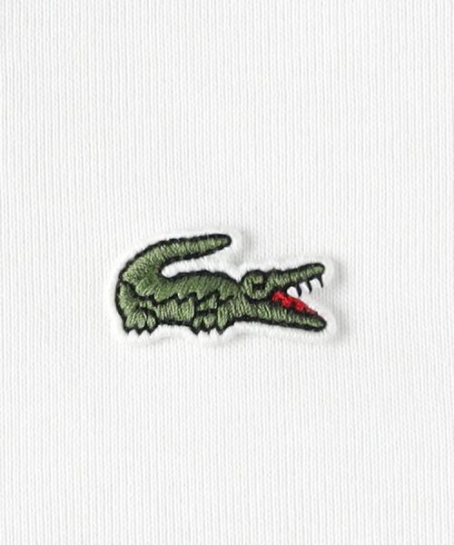 Right-on(ライトオン)の「LACOSTE(ラコステ)【メンズ】ハーフジップカットソー(スウェット・メンズ・ホワイト/ネイビー・M/L)」の13枚目の写真
