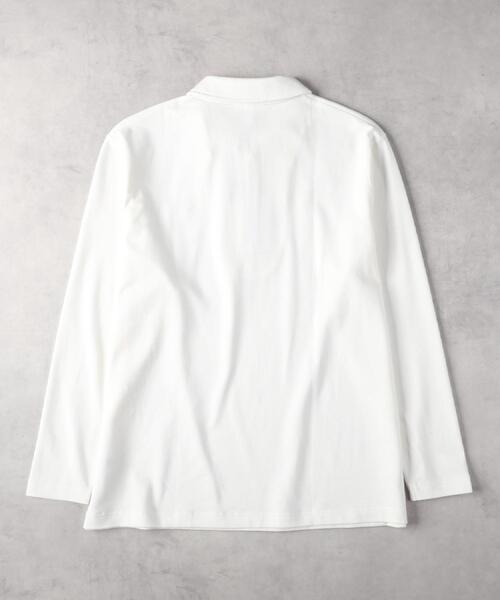 Right-on(ライトオン)の「LACOSTE(ラコステ)【メンズ】ハーフジップカットソー(スウェット・メンズ・ホワイト/ネイビー・M/L)」の11枚目の写真
