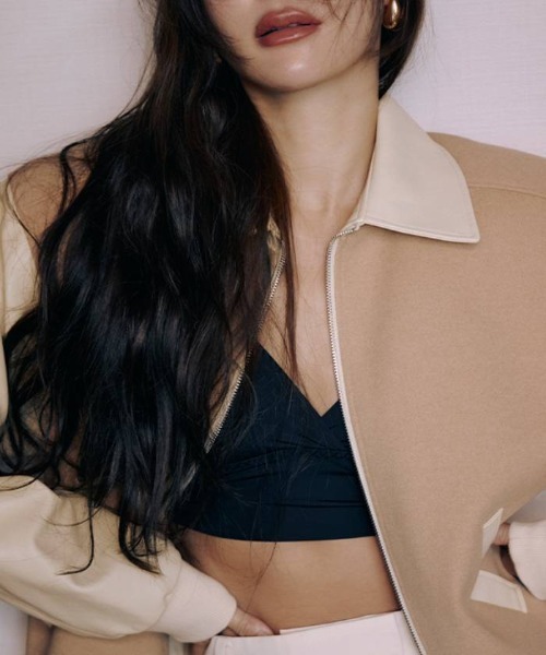 セール】ショートレザーブルゾン（ブルゾン）｜AMBIENT