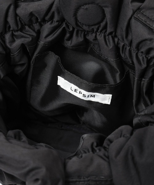 LEPSIM（レプシィム）の「2WAYギャザーバッグ　250450（ショルダーバッグ・レディース・ブラック/ネイビー/ボルドー・ONE SIZE）」の21枚目の写真