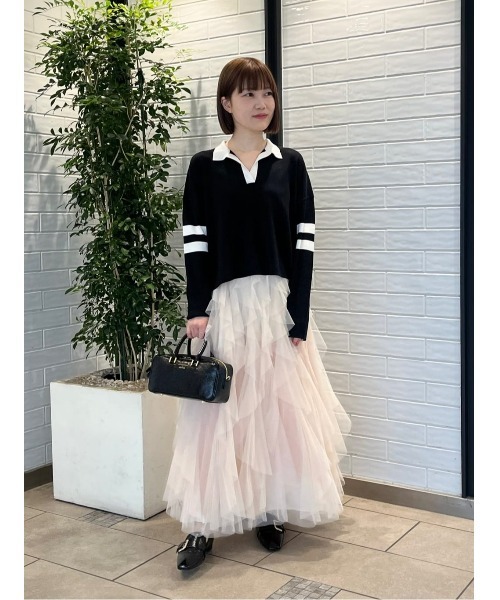 新品未使用✨ルルウィルビー　チュチュスカート　アイボリー　2024AW ◇【LOULOU WILLOUGHBY】チュチュスカート（スカート）｜LOULOU