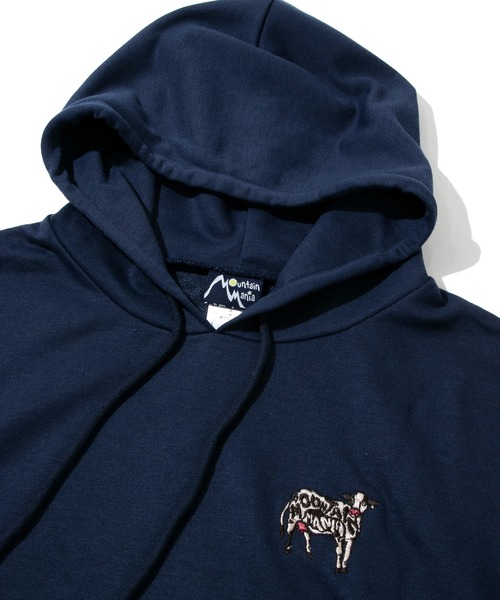 Mountain Mania（マウンテンマニア）の「Mountain Mania/マウンテンマニア　 T/C裏毛THICK LOGO プルパーカー（パーカー・メンズ・ブラック/ネイビー/グレー・MEDIUM/X-LARGE/LARGE）」の5枚目の写真
