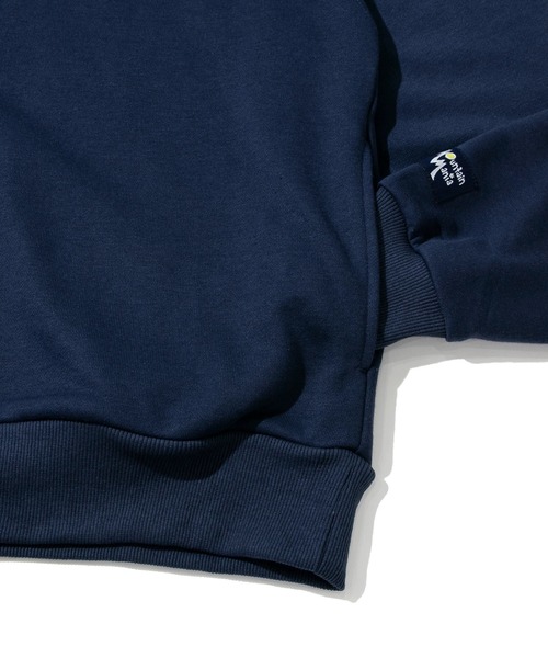 Mountain Mania（マウンテンマニア）の「Mountain Mania/マウンテンマニア　 T/C裏毛THICK LOGO プルパーカー（パーカー・メンズ・ブラック/ネイビー/グレー・MEDIUM/X-LARGE/LARGE）」の9枚目の写真