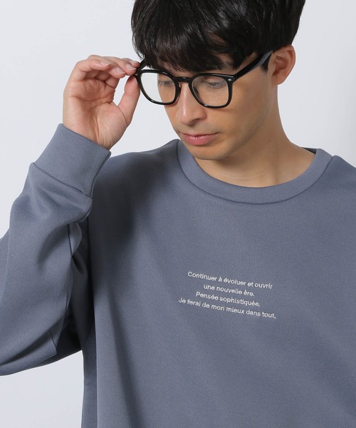 LAKOLE（ラコレ）の「ロゴアソートロンT長袖 / 240235（Tシャツ/カットソー・メンズ・グリーン/ブルー/ブラック/ホワイト・MEDIUM/LARGE）」の4枚目の写真