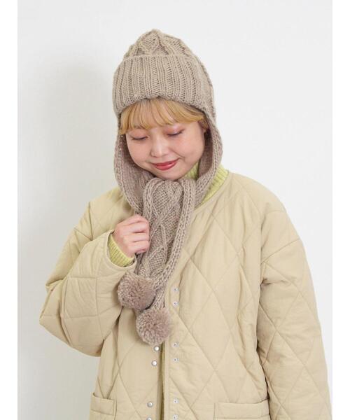 Samansa Mos2（サマンサ モスモス）の「マフラー付ニットワッチ