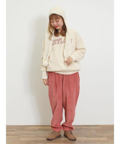 Samansa Mos2(サマンサ モスモス)の「マフラー付ニットワッチ(ハット・レディース・モカ/オフホワイト・F)」の19枚目の写真