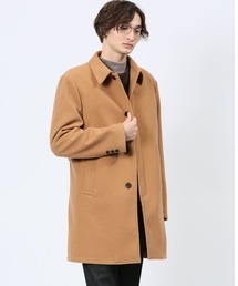 TAKA-Q（タカキュー）の「【ストレッチ】タカキュー メルトン ステンカラーコート（ステンカラーコート・メンズ）」