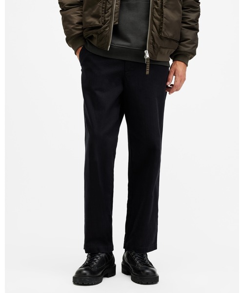 ALLSAINTS（オールセインツ）の「WARDEN WIDE LEG TROUSERS | WARDEN ワイド レッグ トラウザー（その他パンツ・メンズ・ブラック系その他・28/31/32/33/30）」の3枚目の写真