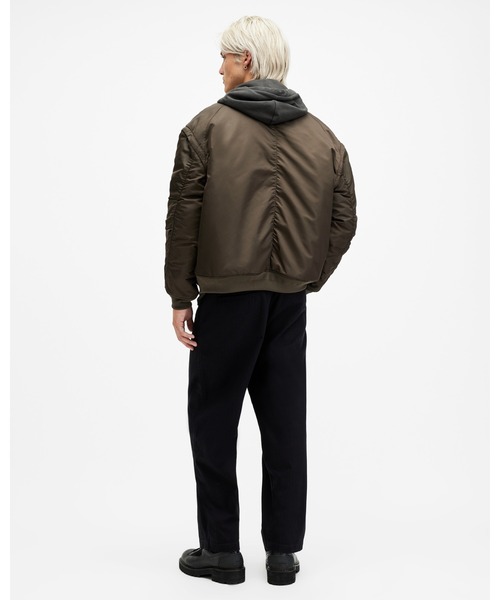 ALLSAINTS（オールセインツ）の「WARDEN WIDE LEG TROUSERS | WARDEN ワイド レッグ トラウザー（その他パンツ・メンズ・ブラック系その他・28/31/32/33/30）」の7枚目の写真