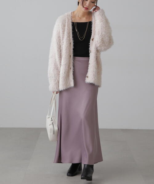 FREE'S MART(フリーズマート)の「◆スクエアネック袖フレアニット(ニット/セーター・レディース・ブルー/ブラック/ホワイト/レッド・FREE)」の12枚目の写真