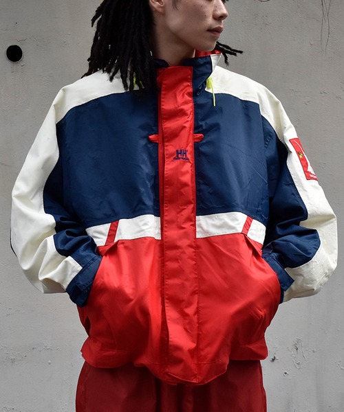 HELLY HANSEN（ヘリーハンセン）の「【ヴィンテージ古着】90's HELLY HANSEN セーリングジャケット（ナイロンジャケット・メンズ・マルチ・LARGE）」の21枚目の写真