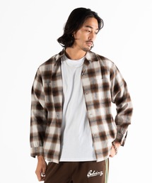 BEDWIN & THE HEARTBREAKERS(xhEB Ah U n[guCJ[Y)FIVE BROTHER Ex. L/S CHECK SHIRT "VIN"(Vc/uEX)