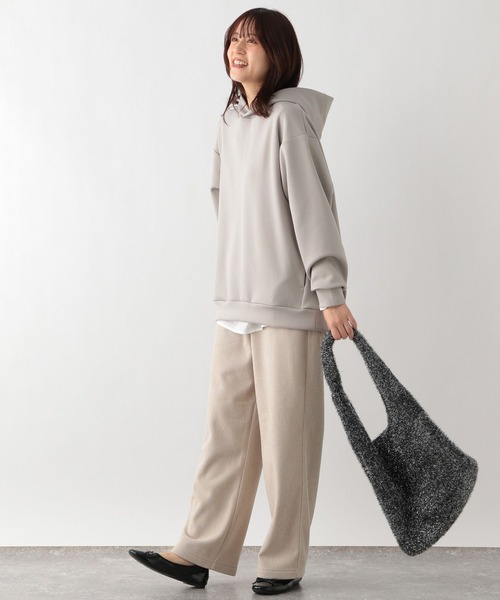 GLOBAL WORK Smile Seed Store(グローバルワーク スマイルシードストア)の「起毛カットコールパンツ/212317(その他パンツ・レディース・アイボリー/ブルー系その他4/チャコール・MEDIUM/LARGE)」の5枚目の写真