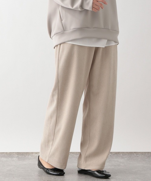 GLOBAL WORK Smile Seed Store(グローバルワーク スマイルシードストア)の「起毛カットコールパンツ/212317(その他パンツ・レディース・アイボリー/ブルー系その他4/チャコール・MEDIUM/LARGE)」の8枚目の写真