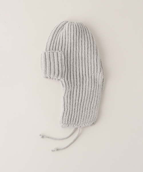 【セール】【STUART AUSTIN/スチュアート オースティン】 001rib Fright cap w earfla（ニットキャップ/ビーニー）｜Stuart Austin（ステュアートオースティン）