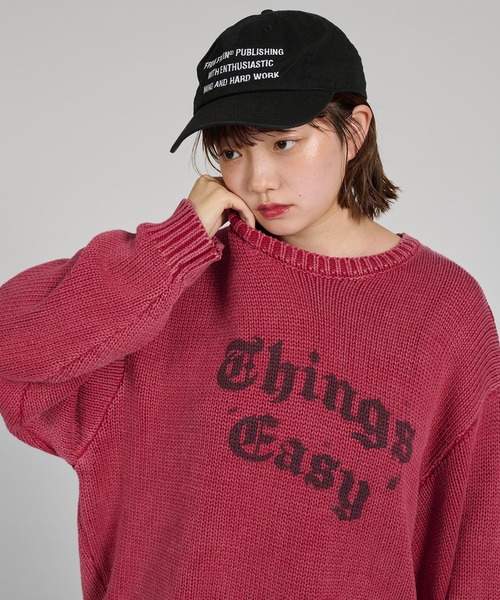 kutir(クティール)の「VINTAGE LIKE DESIGN KNIT/ヴィンテージライクデザインニット(ニット/セーター・メンズ・ブラウン/ブラック/ネイビー/レッド・LARGE/MEDIUM)」の4枚目の写真