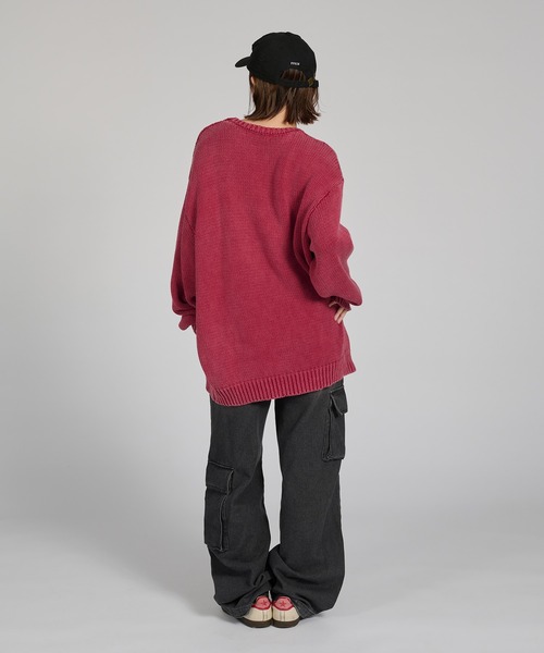 セール】VINTAGE LIKE DESIGN KNIT/ヴィンテージライクデザインニット