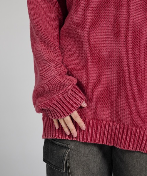 kutir(クティール)の「VINTAGE LIKE DESIGN KNIT/ヴィンテージライクデザインニット(ニット/セーター・メンズ・ブラウン/ブラック/ネイビー/レッド・LARGE/MEDIUM)」の5枚目の写真