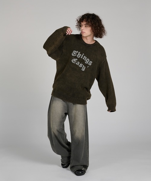 kutir(クティール)の「VINTAGE LIKE DESIGN KNIT/ヴィンテージライクデザインニット(ニット/セーター・メンズ・ブラウン/ブラック/ネイビー/レッド・LARGE/MEDIUM)」の11枚目の写真