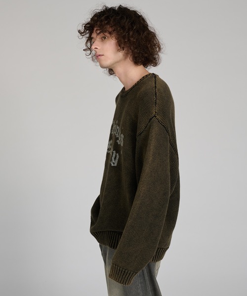 kutir(クティール)の「VINTAGE LIKE DESIGN KNIT/ヴィンテージライクデザインニット(ニット/セーター・メンズ・ブラウン/ブラック/ネイビー/レッド・LARGE/MEDIUM)」の14枚目の写真