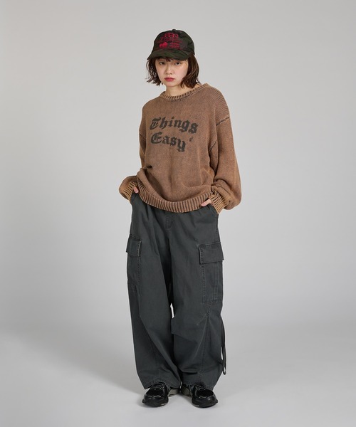 kutir(クティール)の「VINTAGE LIKE DESIGN KNIT/ヴィンテージライクデザインニット(ニット/セーター・メンズ・ブラウン/ブラック/ネイビー/レッド・LARGE/MEDIUM)」の17枚目の写真