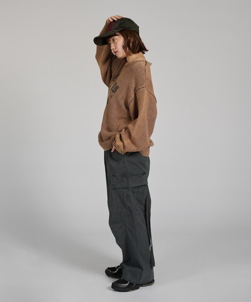 kutir(クティール)の「VINTAGE LIKE DESIGN KNIT/ヴィンテージライクデザインニット(ニット/セーター・メンズ・ブラウン/ブラック/ネイビー/レッド・LARGE/MEDIUM)」の18枚目の写真