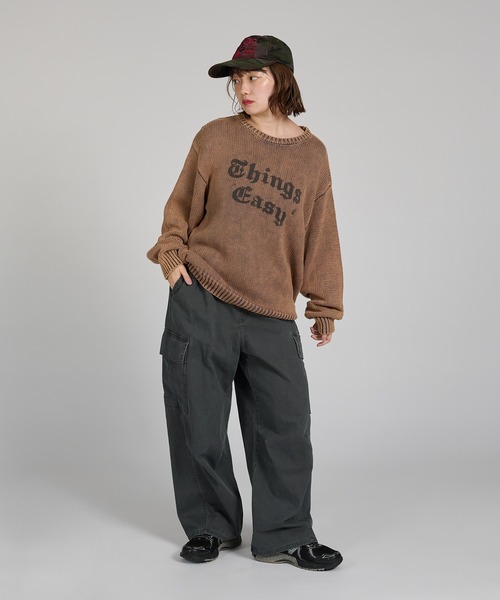 kutir(クティール)の「VINTAGE LIKE DESIGN KNIT/ヴィンテージライクデザインニット(ニット/セーター・メンズ・ブラウン/ブラック/ネイビー/レッド・LARGE/MEDIUM)」の21枚目の写真