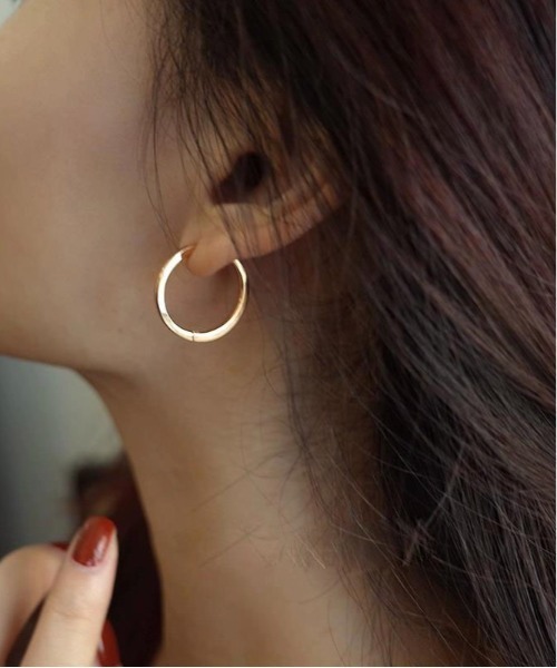 Burner(バーナー)の「【OKUOKU 0909】ミドルフープ ピアス 両耳用 oku-pierce-743484532584-7 Nn【RBTS】(ピアス(両耳用)・レディース・ゴールド/シルバー/ゴールド系・FREE)」の5枚目の写真