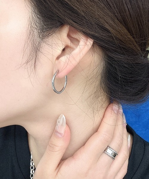 Burner(バーナー)の「【OKUOKU 0909】ミドルフープ ピアス 両耳用 oku-pierce-743484532584-7 Nn【RBTS】(ピアス(両耳用)・レディース・ゴールド/シルバー/ゴールド系・FREE)」の10枚目の写真